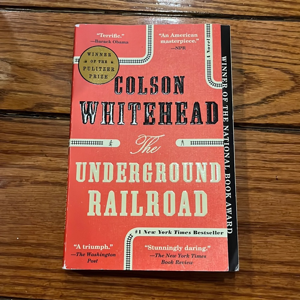 Paperback book “The Underground Railroad” by Colson Whitehead * NON REFUNDABLE *